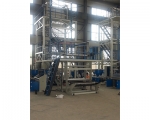 Three layer coextrusion film blowing machine